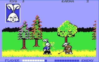 Pantallazo de Samurai Warrior: The Battles of Usagi Yojimbo para Commodore 64