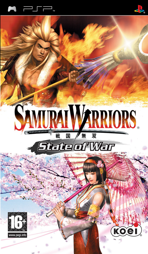 Caratula de Samurai Warriors: State of War para PSP