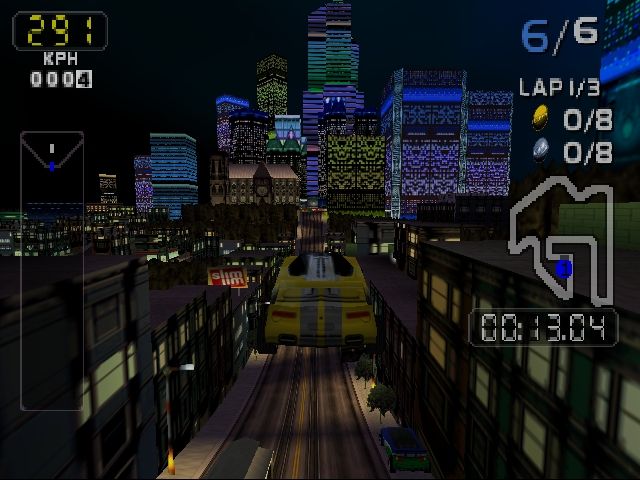 Pantallazo de San Francisco Rush 2049 para Nintendo 64