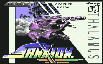 Pantallazo de Sanxion para Commodore 64