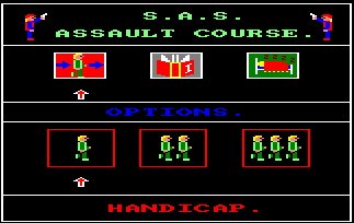 Pantallazo de Sas Assault Course para Amstrad CPC