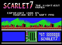 Pantallazo de Scarlet 7 para MSX