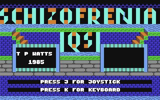 Pantallazo de Schizofrenia para Commodore 64