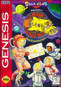 Caratula de Scholastic's The Magic School Bus: Space Exploration Game para Sega Megadrive