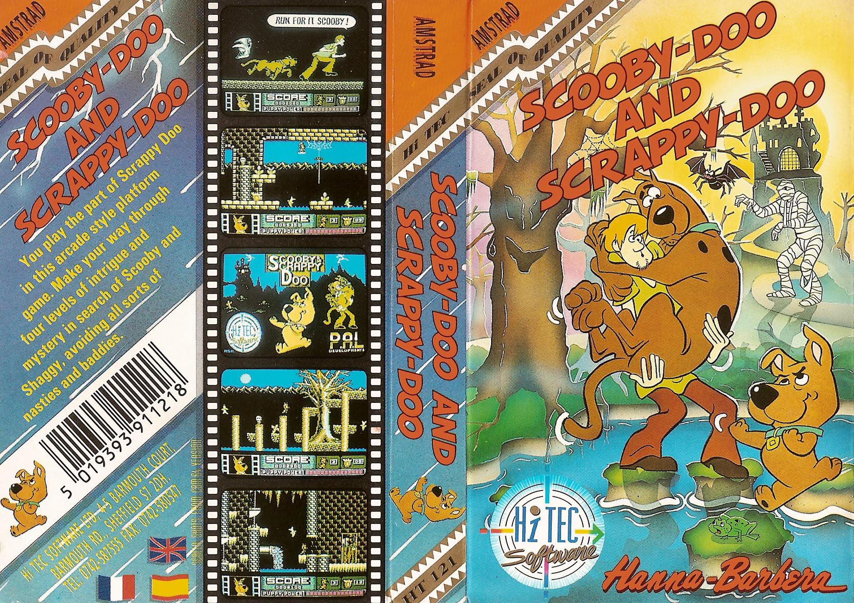 Caratula de Scooby & Scrappy Doo para Amstrad CPC
