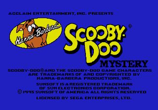 Pantallazo de Scooby-Doo Mystery para Sega Megadrive