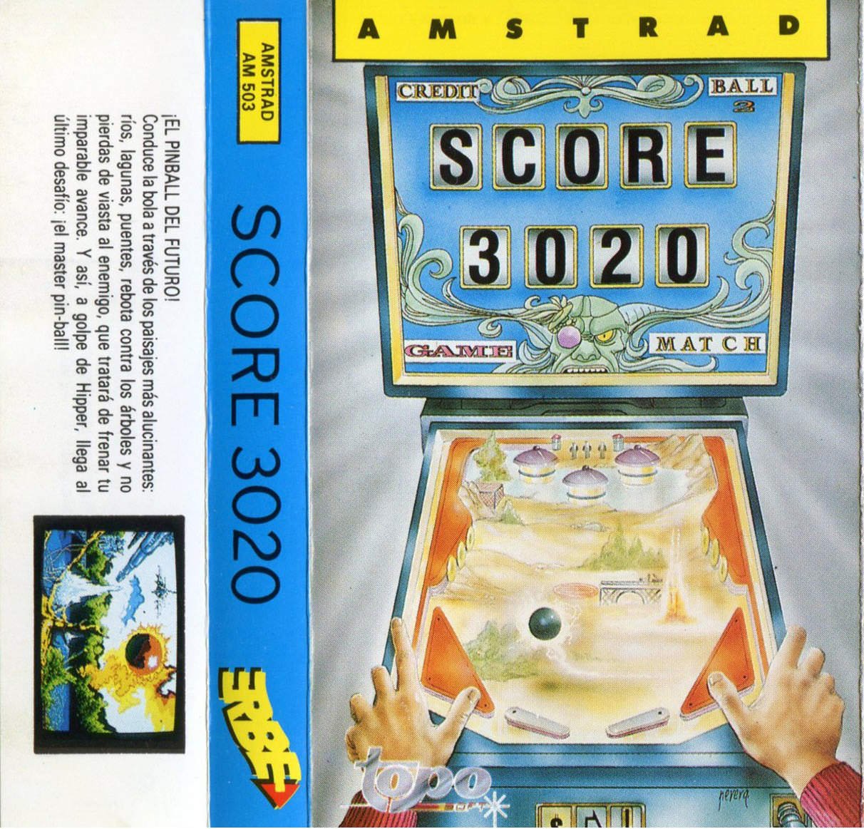 Caratula de Score 3020 para Amstrad CPC