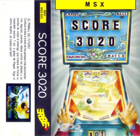 Caratula de Score 3020 para MSX