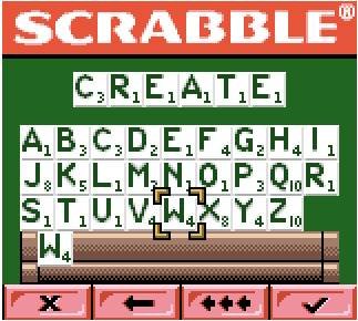 Pantallazo de Scrabble para Game Boy Color
