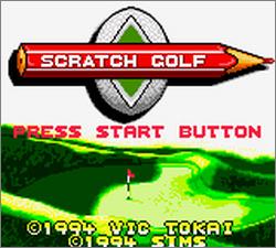Pantallazo de Scratch Golf para Gamegear
