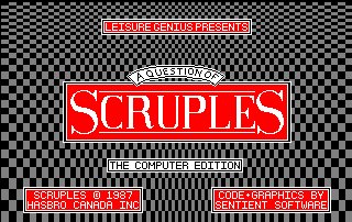 Pantallazo de Scruples, A Question Of para Amstrad CPC