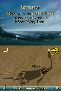 Pantallazo de Sea Monsters: A Prehistoric Adventure para Nintendo DS