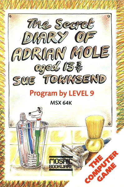 Caratula de Secret Diary of Adrian Mole, The para MSX
