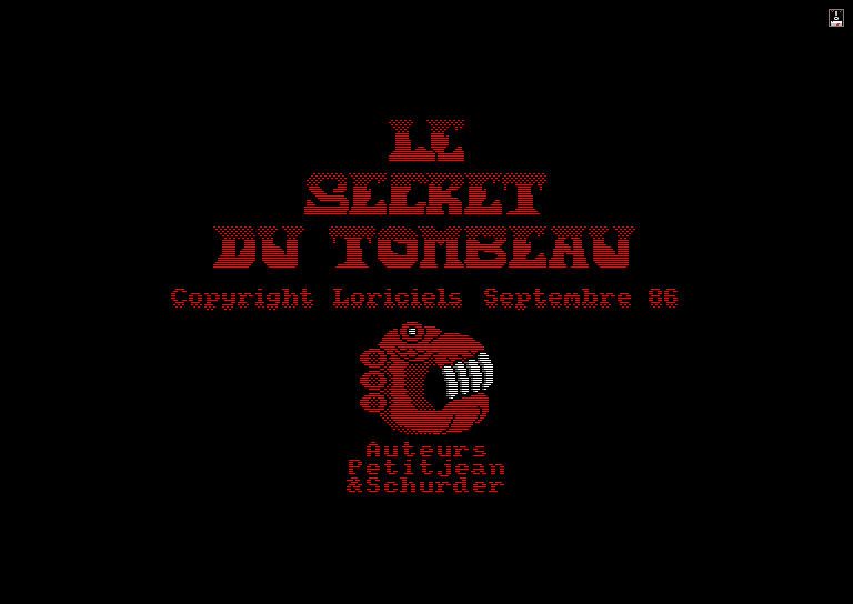 Pantallazo de Secret Du Tombeau, Le para Amstrad CPC