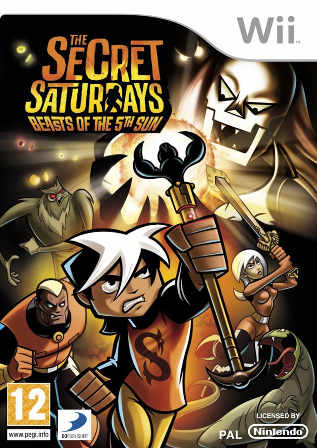 Caratula de Secret Saturdays: Beasts of the 5th Sun, The para Wii