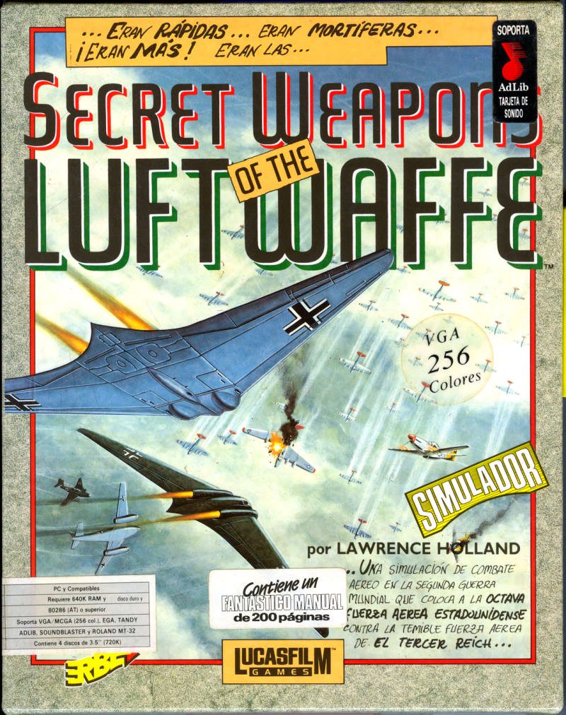 Caratula de Secret Weapons of the Luftwaffe [3.5