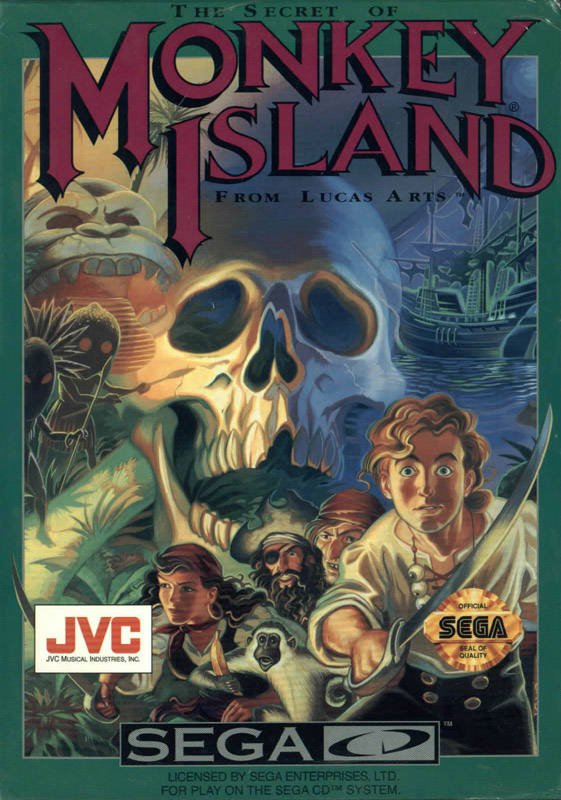 Caratula de Secret of Monkey Island, The para Sega CD