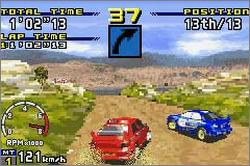 Pantallazo de Sega Rally Championship (Japonés) para Game Boy Advance