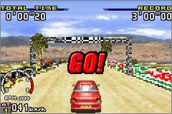 Pantallazo de Sega Rally Championship (Japonés) para Game Boy Advance