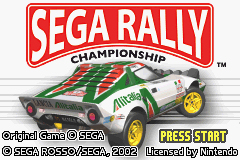 Pantallazo de Sega Rally Championship para Game Boy Advance