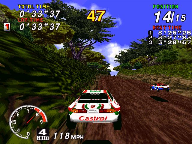 Pantallazo de Sega Rally Championship para PC