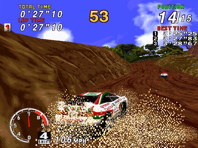 Pantallazo de Sega Rally para PC