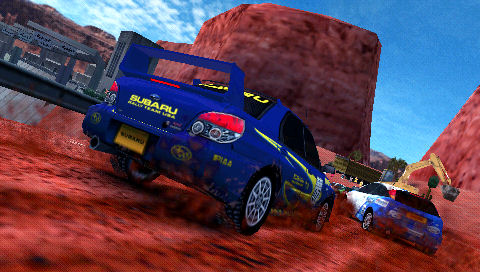 Pantallazo de Sega Rally para PSP