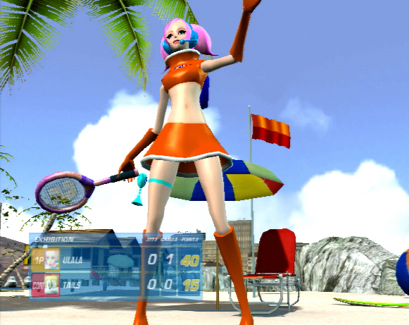 Pantallazo de Sega Superstars Tennis para Wii