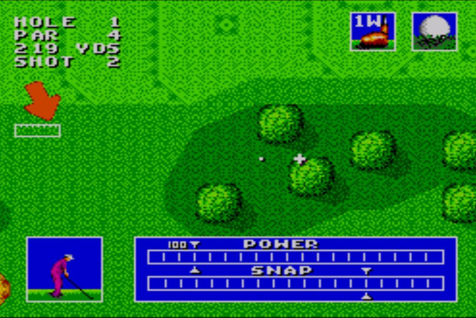 Pantallazo de Sega World Tournament Golf para Sega Master System
