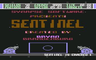 Pantallazo de Sentinel para Commodore 64