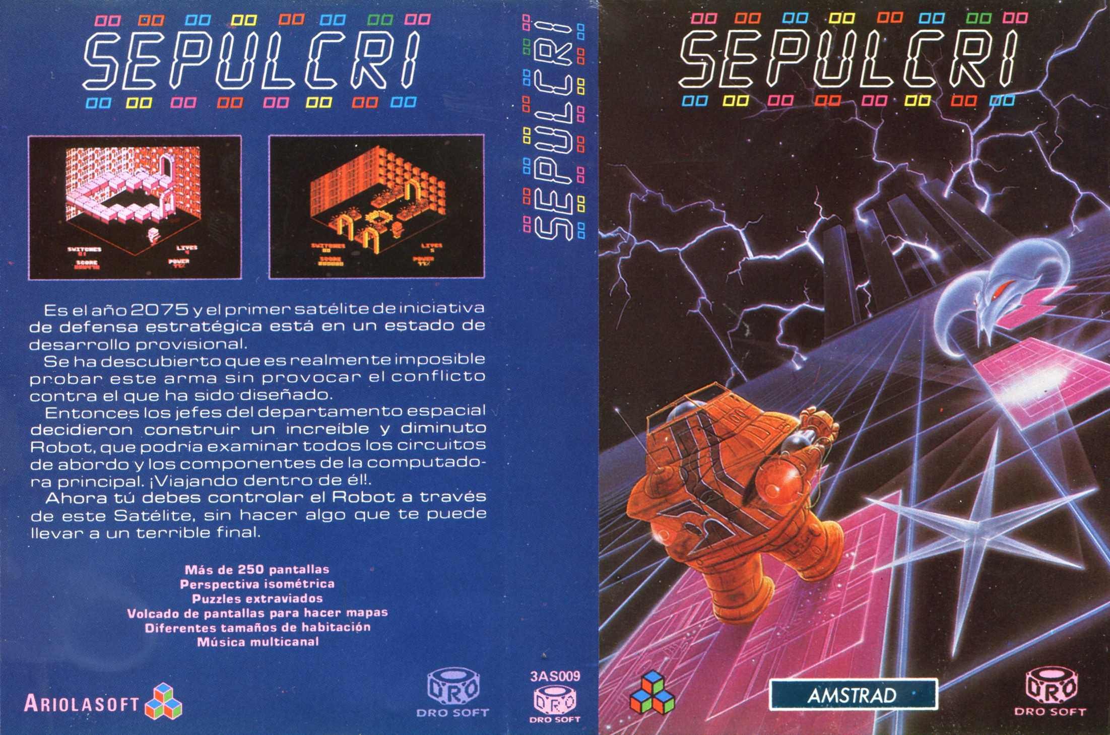 Caratula de Sepulcri para Amstrad CPC