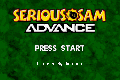 Pantallazo de Serious Sam Advance para Game Boy Advance