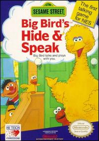 Caratula de Sesame Street: Big Bird's Hide & Speak para Nintendo (NES)