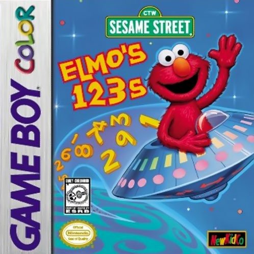 Caratula de Sesame Street: Elmo's 123s para Game Boy Color