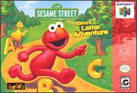 Caratula de Sesame Street: Elmo's Letter Adventure para Nintendo 64
