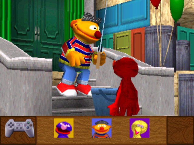 Pantallazo de Sesame Street: Elmo's Letter Adventure para PlayStation