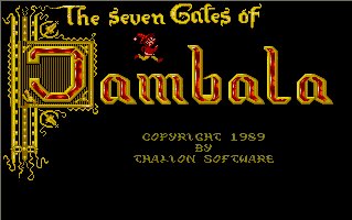 Pantallazo de Seven Gates of Jambala, The para Atari ST