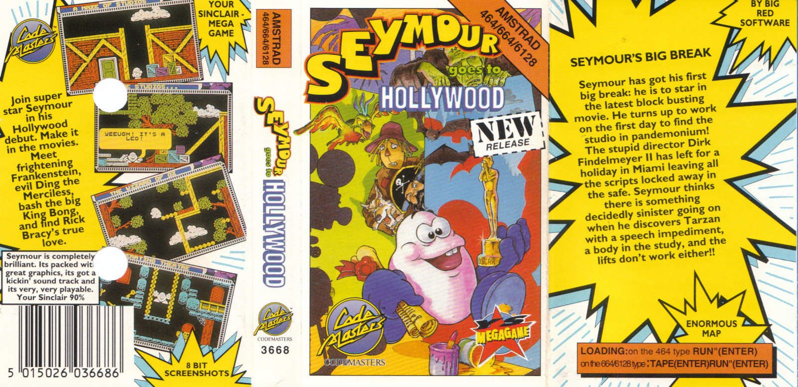 Caratula de Seymour Goes to Hollywood para Amstrad CPC