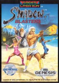 Caratula de Shadow Blasters para Sega Megadrive