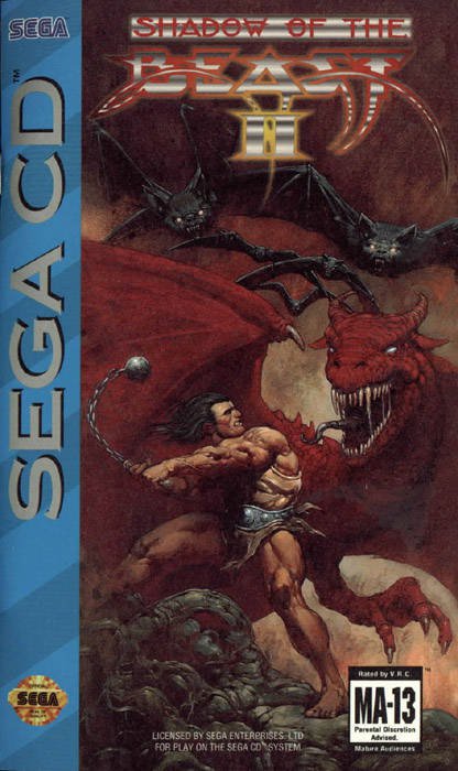 Caratula de Shadow of the Beast II para Sega CD