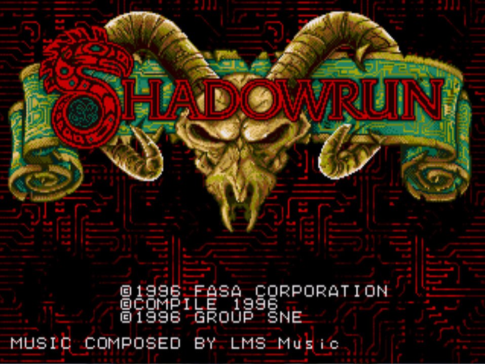 Pantallazo de Shadowrun para Sega CD
