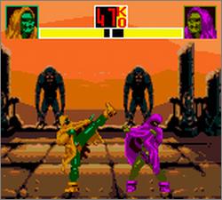 Pantallazo de Shaq Fu para Gamegear