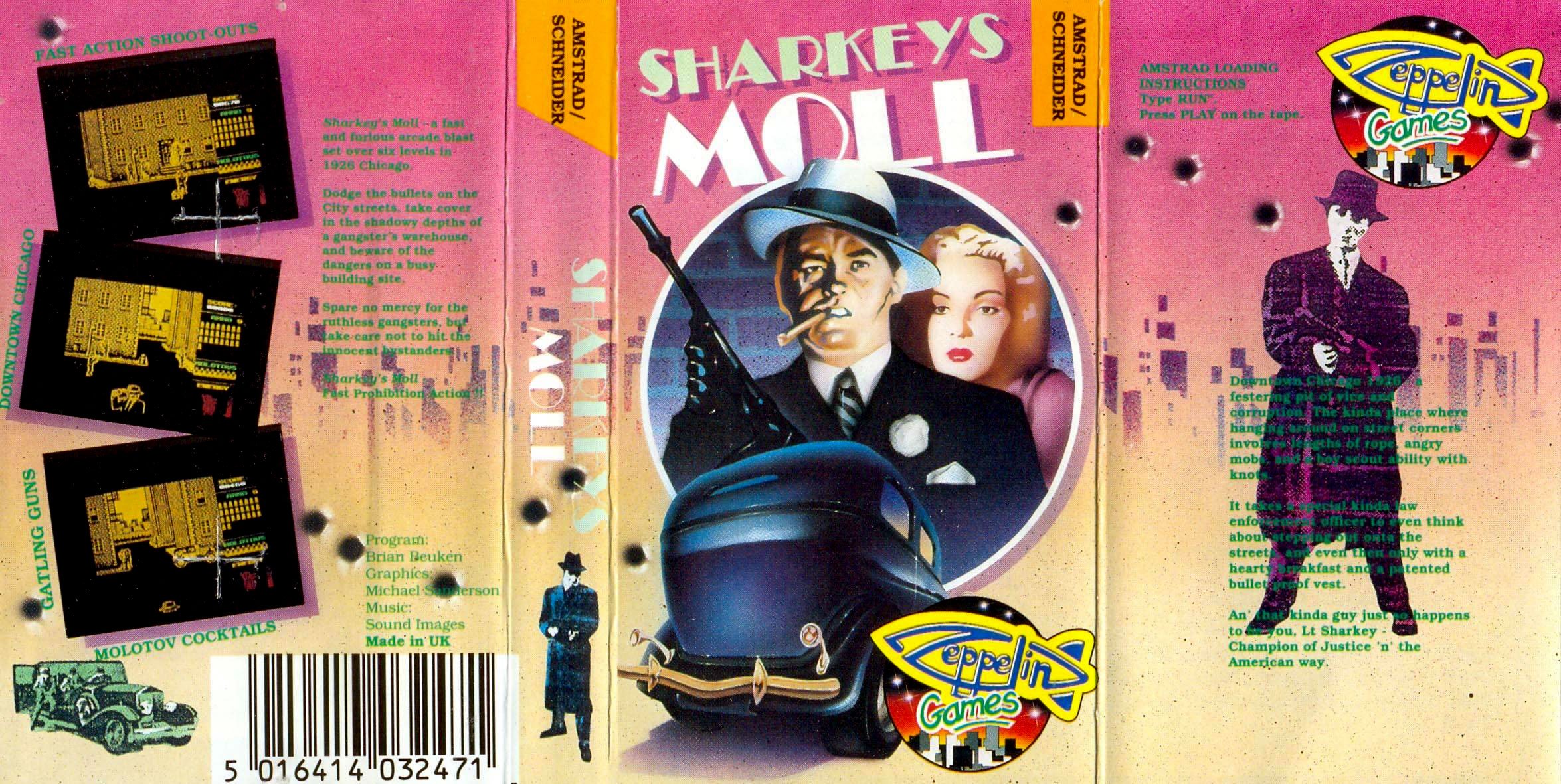 Caratula de Sharkey's Moll para Amstrad CPC