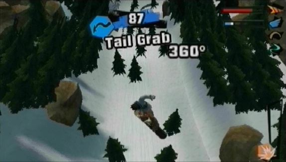 Pantallazo de Shaun White Snowboarding para PSP