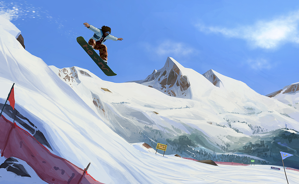 Pantallazo de Shaun White Snowboarding para Wii