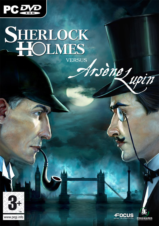 Caratula de Sherlock Holmes versus Arsene Lupin para PC