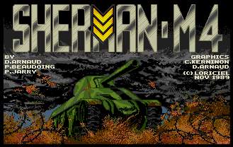 Pantallazo de Sherman - M4 para Atari ST