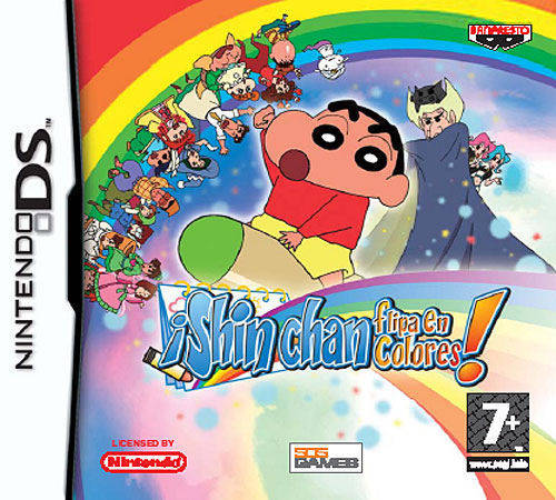Caratula de Shin Chan Flipa en colores para Nintendo DS