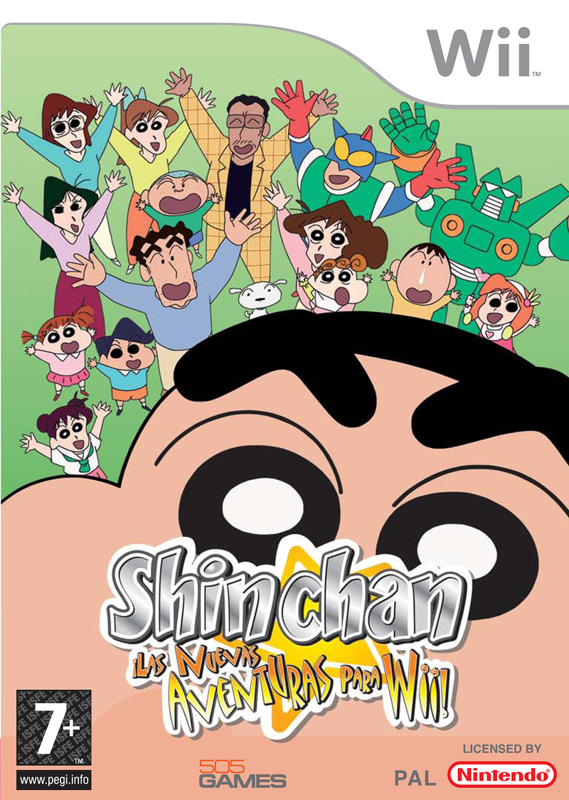 Caratula de Shin chan Las Nuevas Aventuras para Wii para Wii