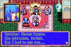 Pantallazo de Shining Force: Resurrection of the Dark Dragon para Game Boy Advance